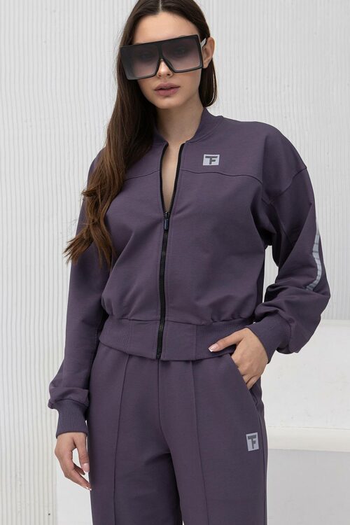 Женский бомбер на молнии TOTALFIT A4-LD61