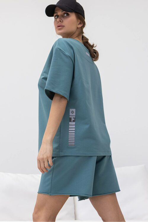 Жіноча футболка OVERSIZE TOTALFIT D5-LD59
