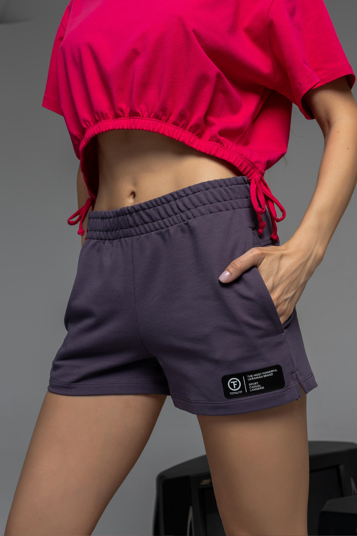 Жіночі шорти короткі з кишенями TOTALFIT H29-LD61