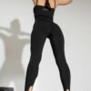 Матові лосини зі штрипками та високим поясом TOTALFIT LG147-PL10