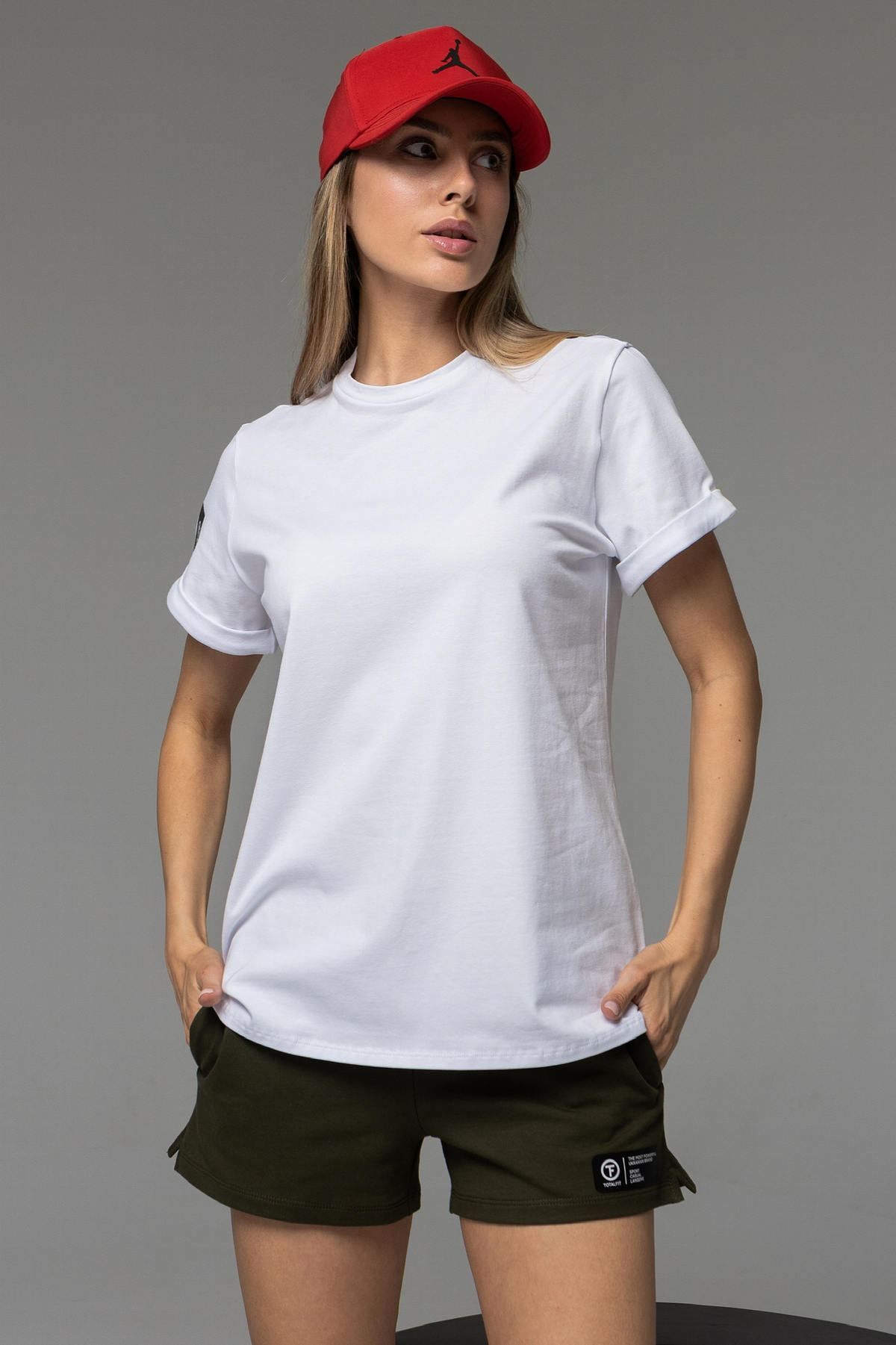 Жіноча класична футболка TOTALFIT D7-KH11