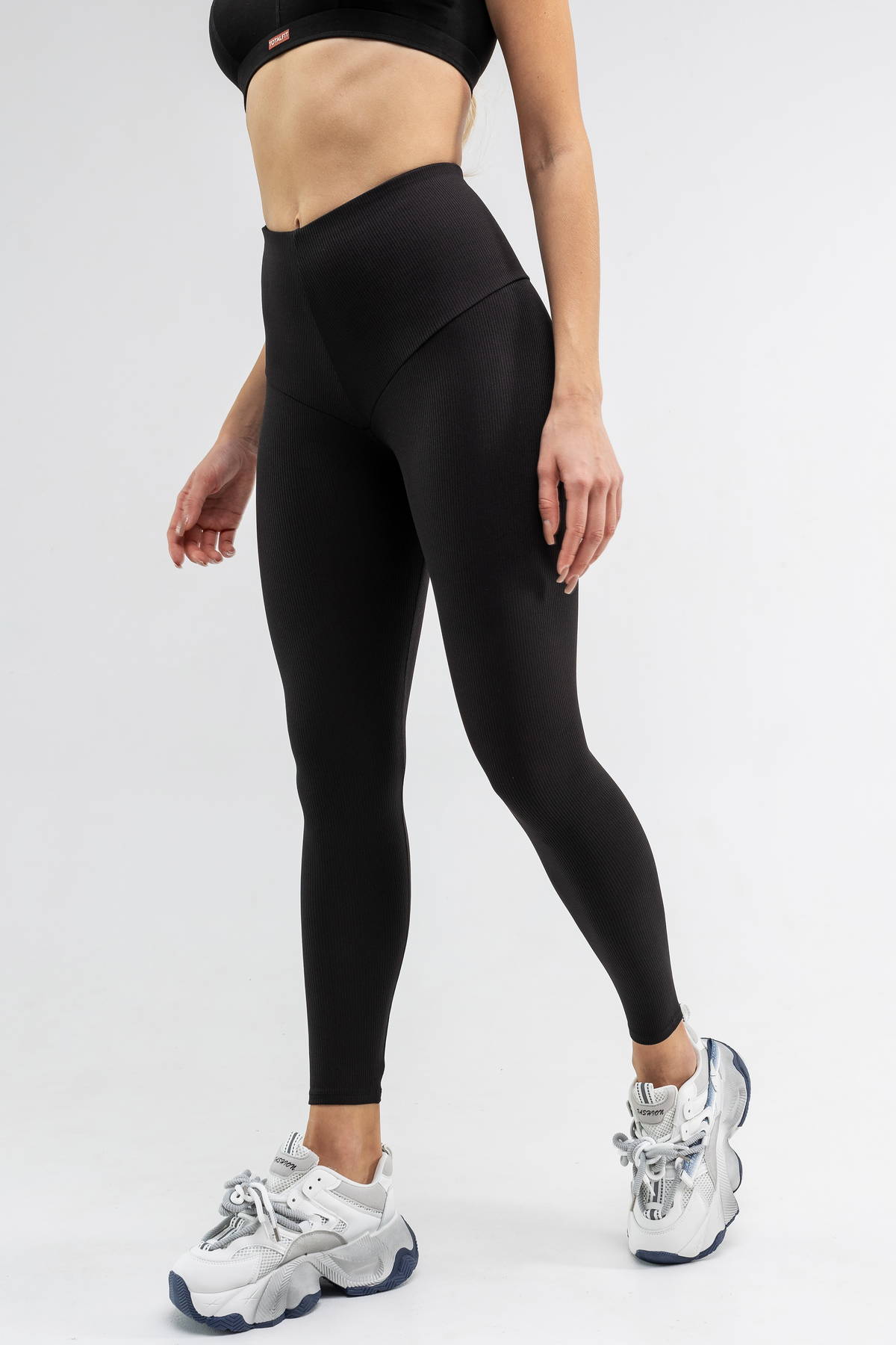 Утеплені Лосини утягуючі у рубчик з пуш-ап TOTALFIT TY4-TR10