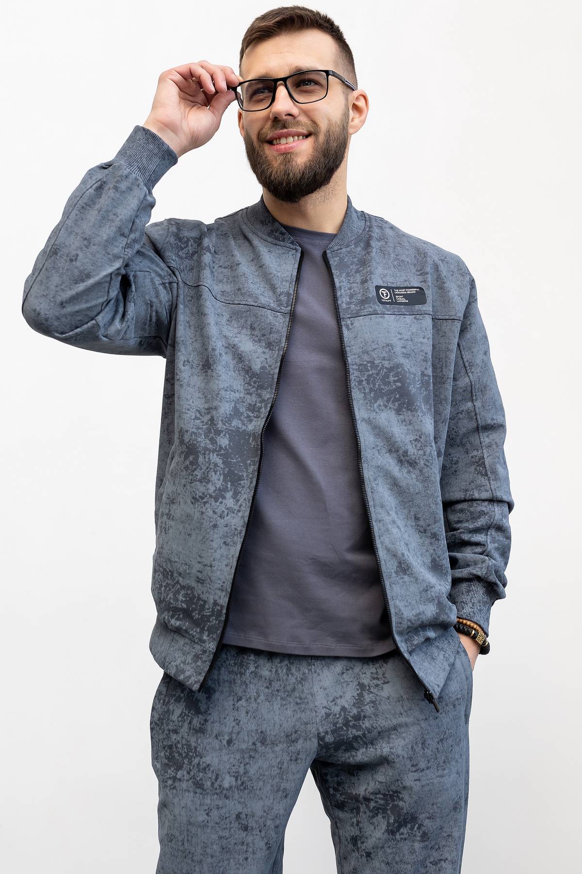 Бомбер чоловічий TOTALFIT Urban Eclipse AM1-LDP159