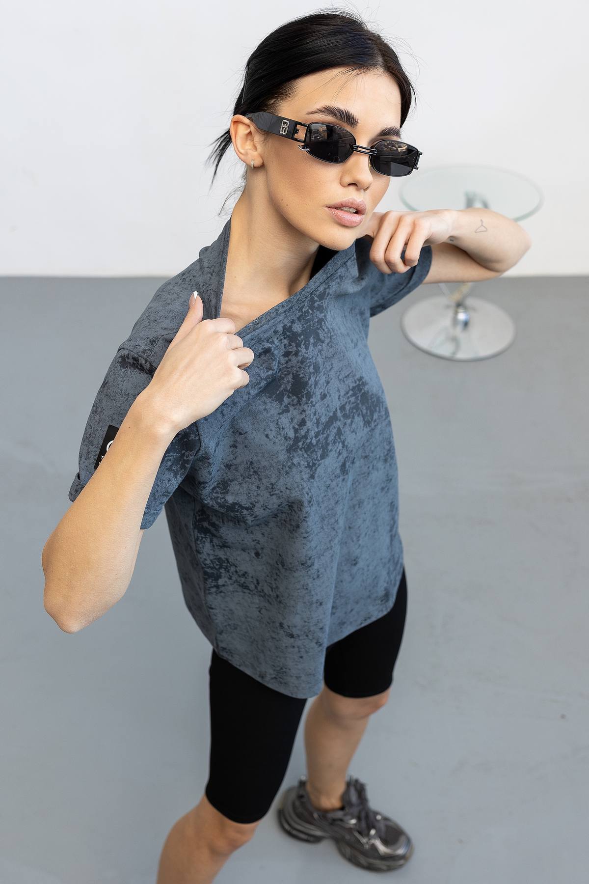 Жіноча класична футболка TOTALFIT Urban Eclipse D7-KHP159