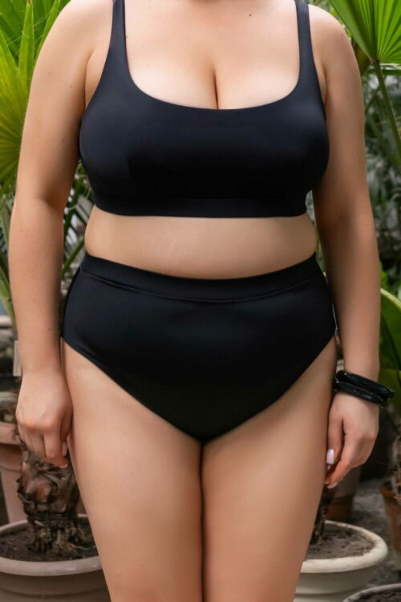 Високі купальні трусики Plus Size
