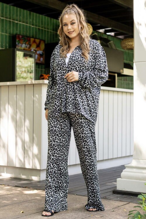 Костюм Loungewear із мікрофібри "Leopard" TOTALFIT RY1-P151 E13-P151