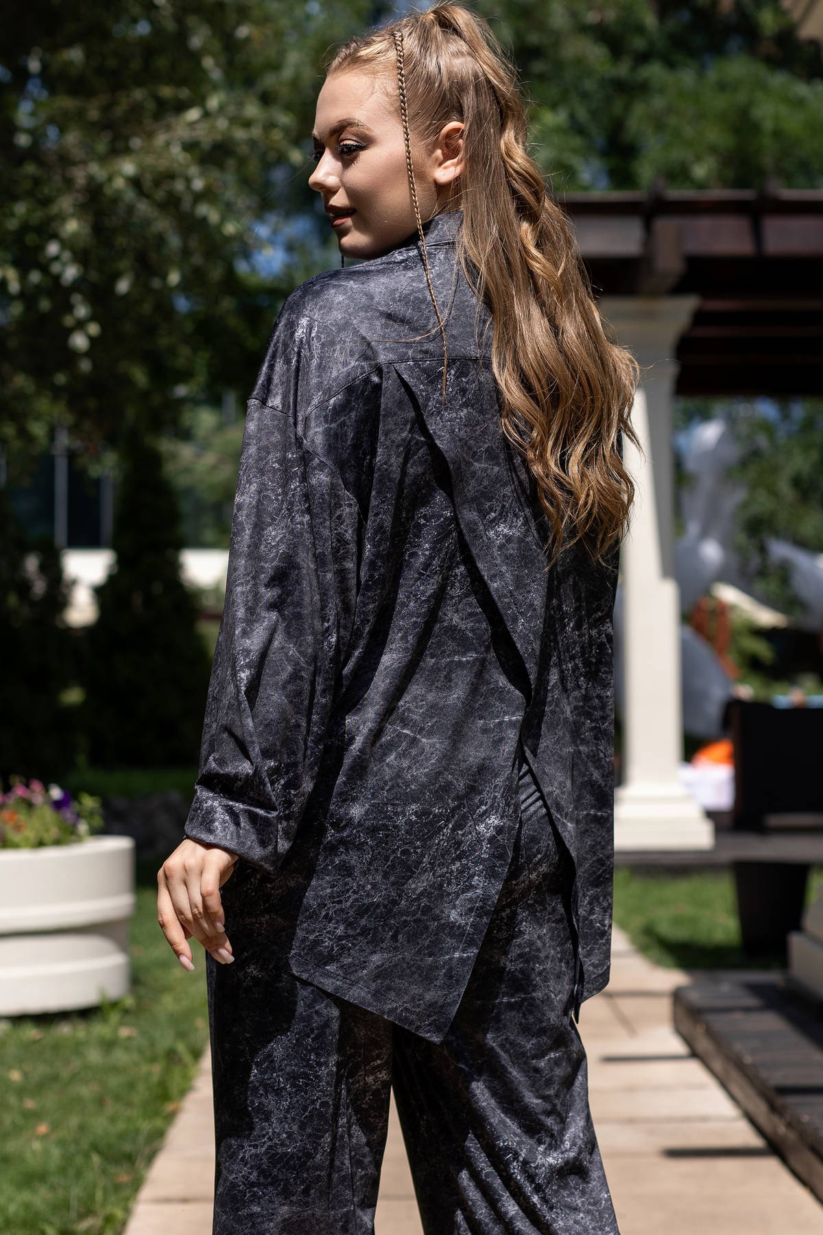 Легка oversize-сорочка TOTALFIT RY1-P154