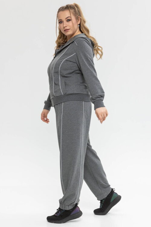 Жіночий демісезонний спортивний костюм із бавовни TOTALFIT Baggy SET16-LD92