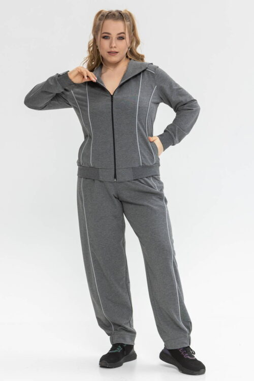 Жіночий демісезонний спортивний костюм із бавовни TOTALFIT Baggy SET16-LD92
