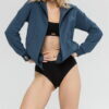 Демісезонна бавовняна кофта на блискавці з капюшоном TOTALFIT Baggy A101-LD95