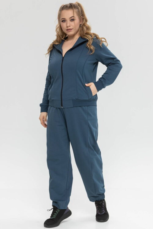Жіночий демісезонний спортивний костюм із бавовни TOTALFIT Baggy SET16-LD95