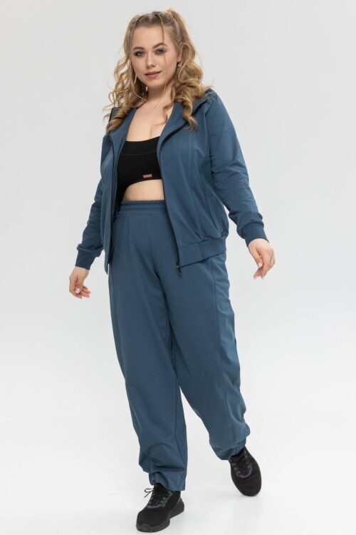 Жіночий демісезонний спортивний костюм із бавовни TOTALFIT Baggy SET16-LD95