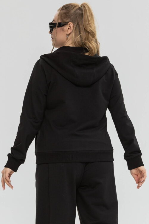 Демісезонна бавовняна кофта на блискавці з капюшоном TOTALFIT Baggy A101-LD10