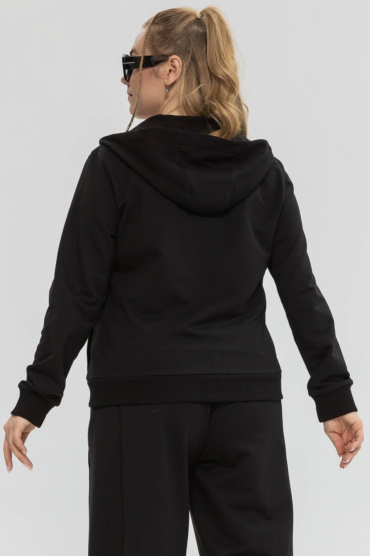 Демісезонна бавовняна кофта на блискавці з капюшоном TOTALFIT Baggy A101-LD10