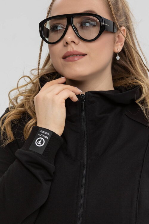 Демісезонна бавовняна кофта на блискавці з капюшоном TOTALFIT Baggy A101-LD10