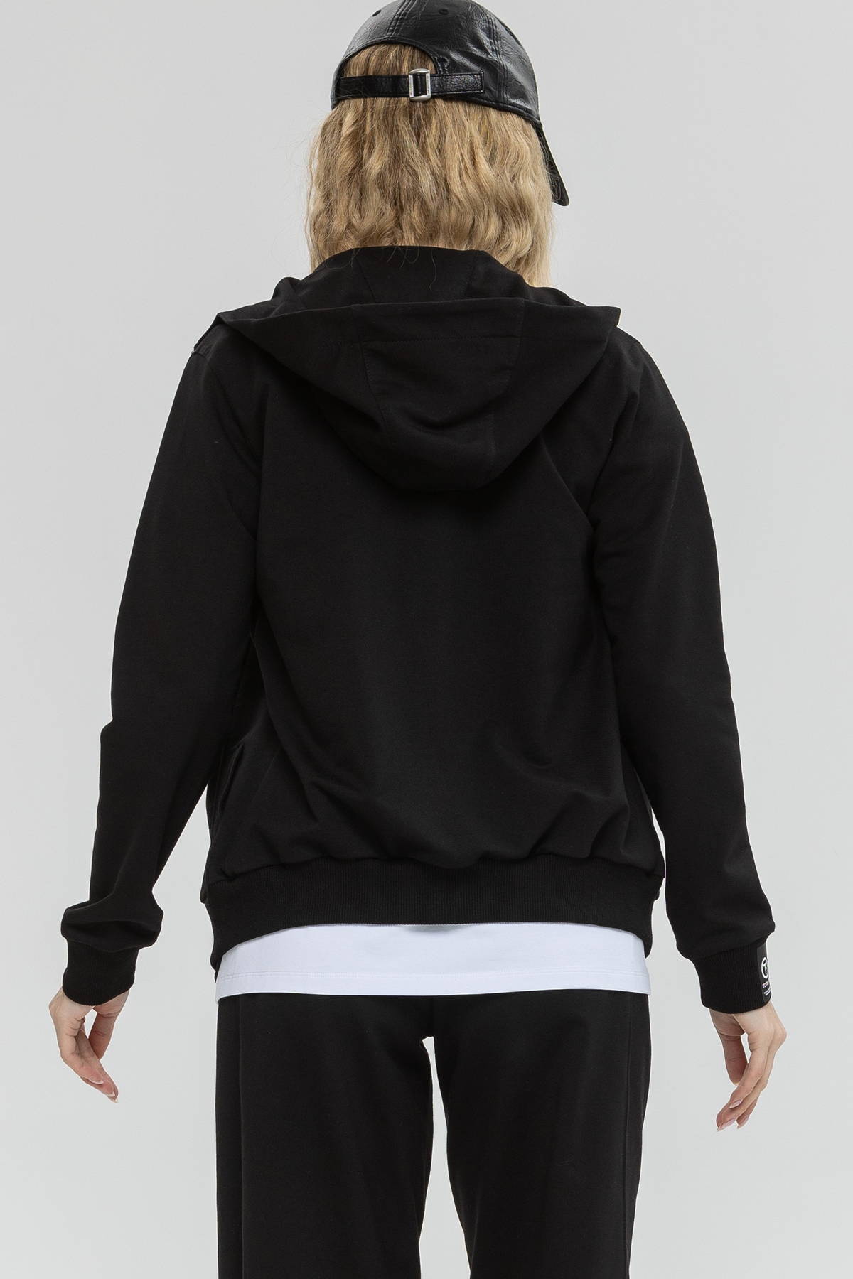 Демісезонна бавовняна кофта на блискавці з капюшоном TOTALFIT Baggy A101-LD10