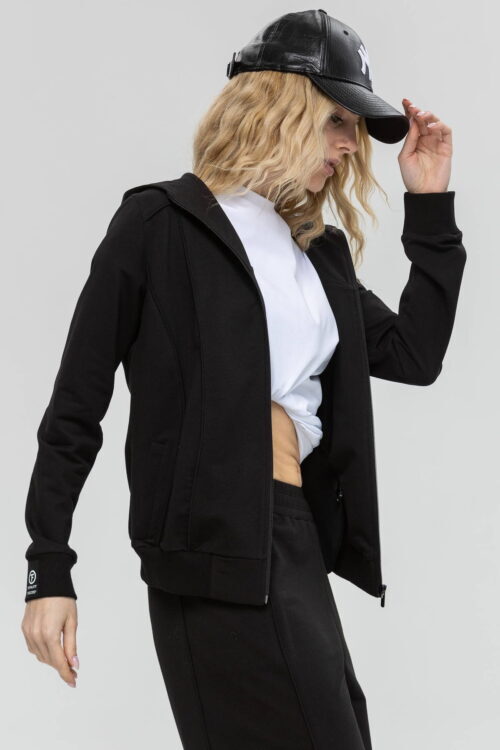 Демісезонна бавовняна кофта на блискавці з капюшоном TOTALFIT Baggy A101-LD10