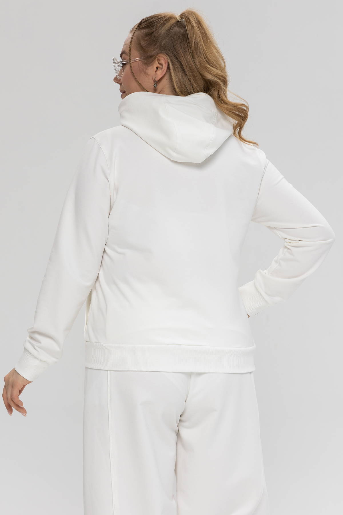 Демісезонна бавовняна кофта на блискавці з капюшоном TOTALFIT Baggy A101-LD11