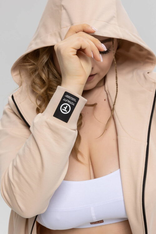 Демісезонна бавовняна кофта на блискавці з капюшоном TOTALFIT Baggy A101-LD321