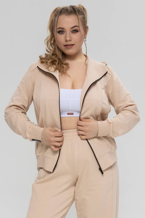 Демісезонна бавовняна кофта на блискавці з капюшоном TOTALFIT Baggy A101-LD321
