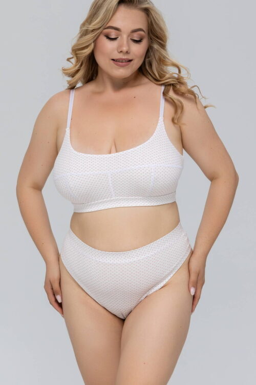 Бавовняний комплект білизни бралет та стрінги TOTALFIT SET7U-KHLP164