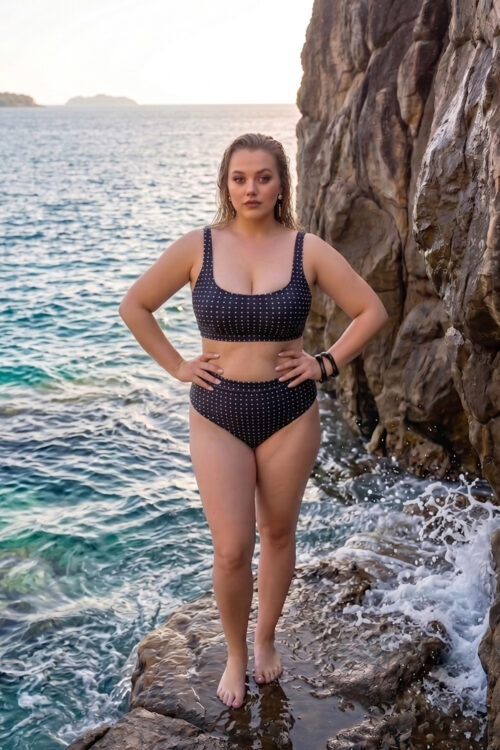 Роздільний купальник Plus Size TOTALFIT KR30-E29