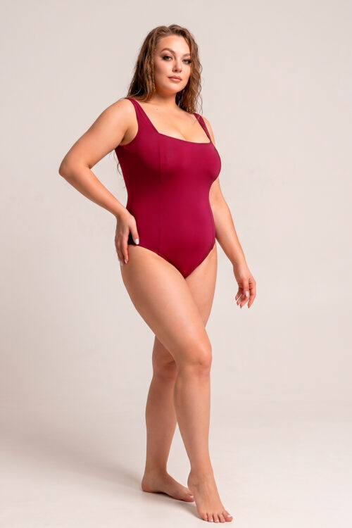 Суцільний купальник виликих розмірів plus-size TOTALFIT KS17-C37