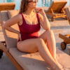 Суцільний купальник виликих розмірів plus-size TOTALFIT KS17-C37