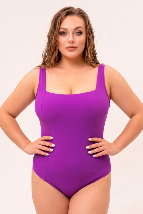 Суцільний купальник виликих розмірів plus-size TOTALFIT KS17-C28