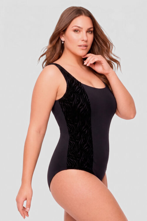 Суцільний купальник plus-size TOTALFIT KS17-TZ10