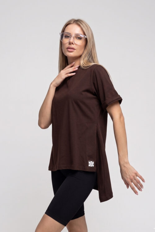 Подовжена футболка-туніка TOTALFIT D41-KH97