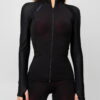 Рашгард на блискавці з ефектом проявлення кольору TOTALFIT Hidden Color B51-IR4