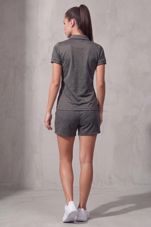 Жіноча футболка-поло Cotton Jacquard TOTALFIT D12-F9 H31-F9