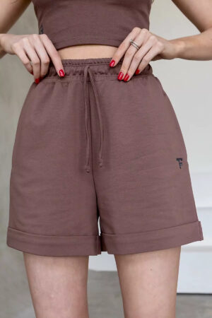 Жіночі шорти з манжетом