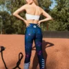 Лосини з високим поясом та нанесеним цифровим принтом TOTALFIT PIXELS LG14-P60