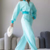 Костюм бомбер и брюки-палаццо TOTALFIT SET1-LD54