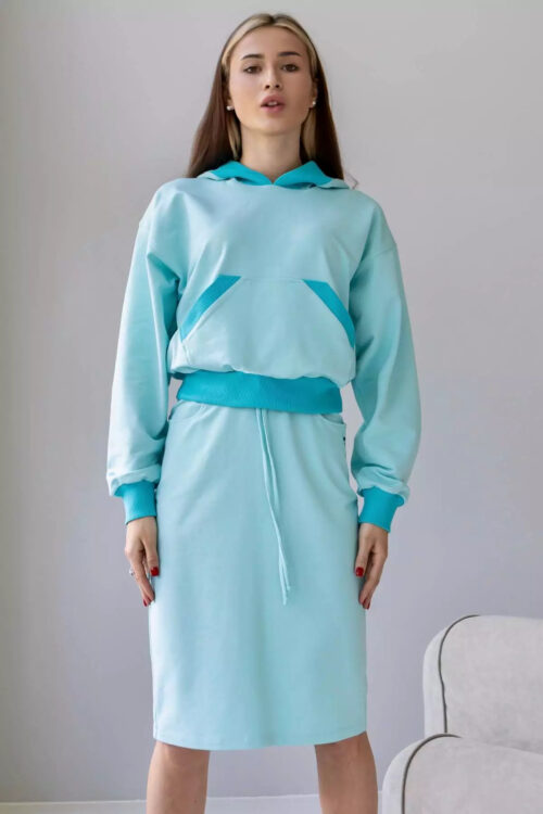 Костюм худи и юбка TOTALFIT SET6-LD54