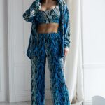 Домашній жіночий костюм сорочка та штаниTOTALFIT RY1-P139 ED1-P139