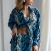 Домашній жіночий костюм сорочка та штаниTOTALFIT RY1-P139 ED1-P139