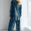 Домашній жіночий костюм сорочка та штаниTOTALFIT RY1-P139 ED1-P139