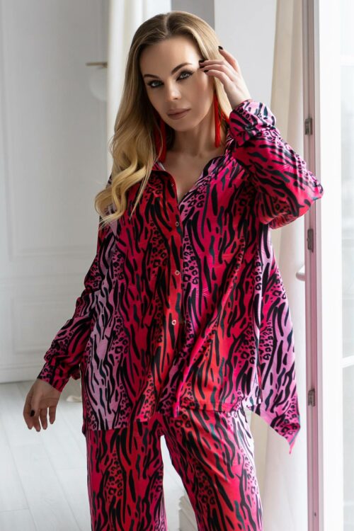 Домашній жіночий костюм сорочка та штаниTOTALFIT RY1-P140 ED1-P140