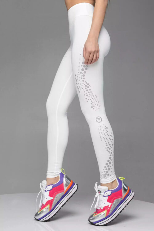 Білі лосини зі світловідбиваючими елементамиw Totalfit REFLECT LG141-C11RF